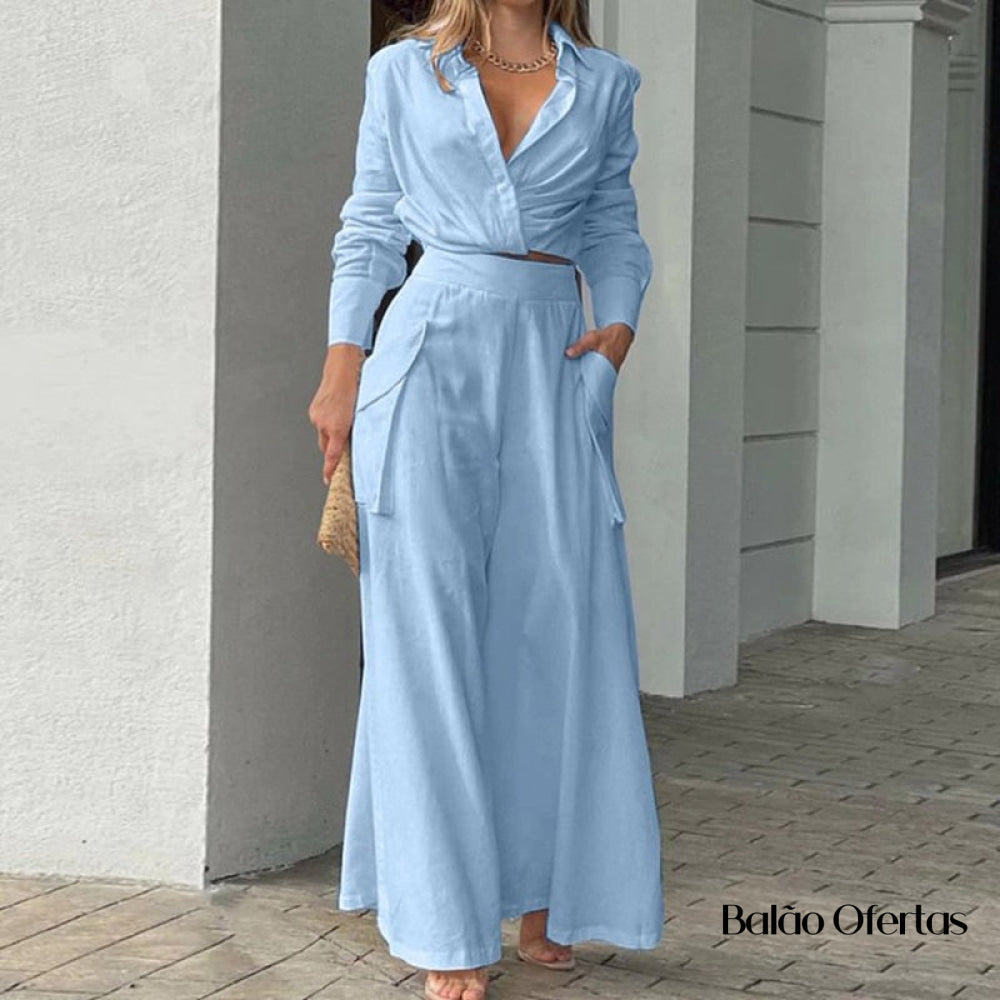 Conjunto Feminino Casual Nina - Lojas Bellaluv
