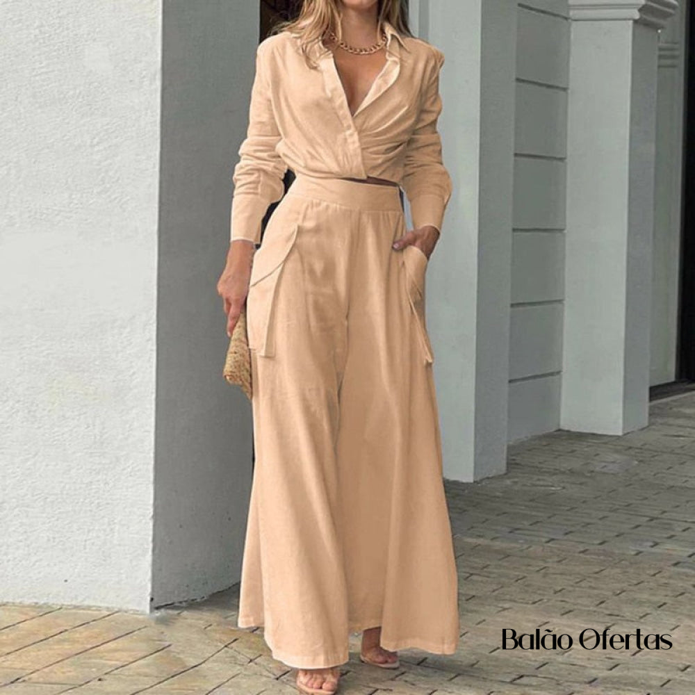 Conjunto Feminino Casual Nina - Lojas Bellaluv