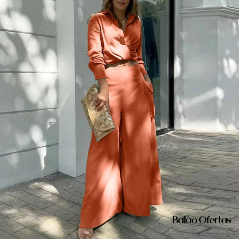 Conjunto Feminino Casual Nina - Lojas Bellaluv