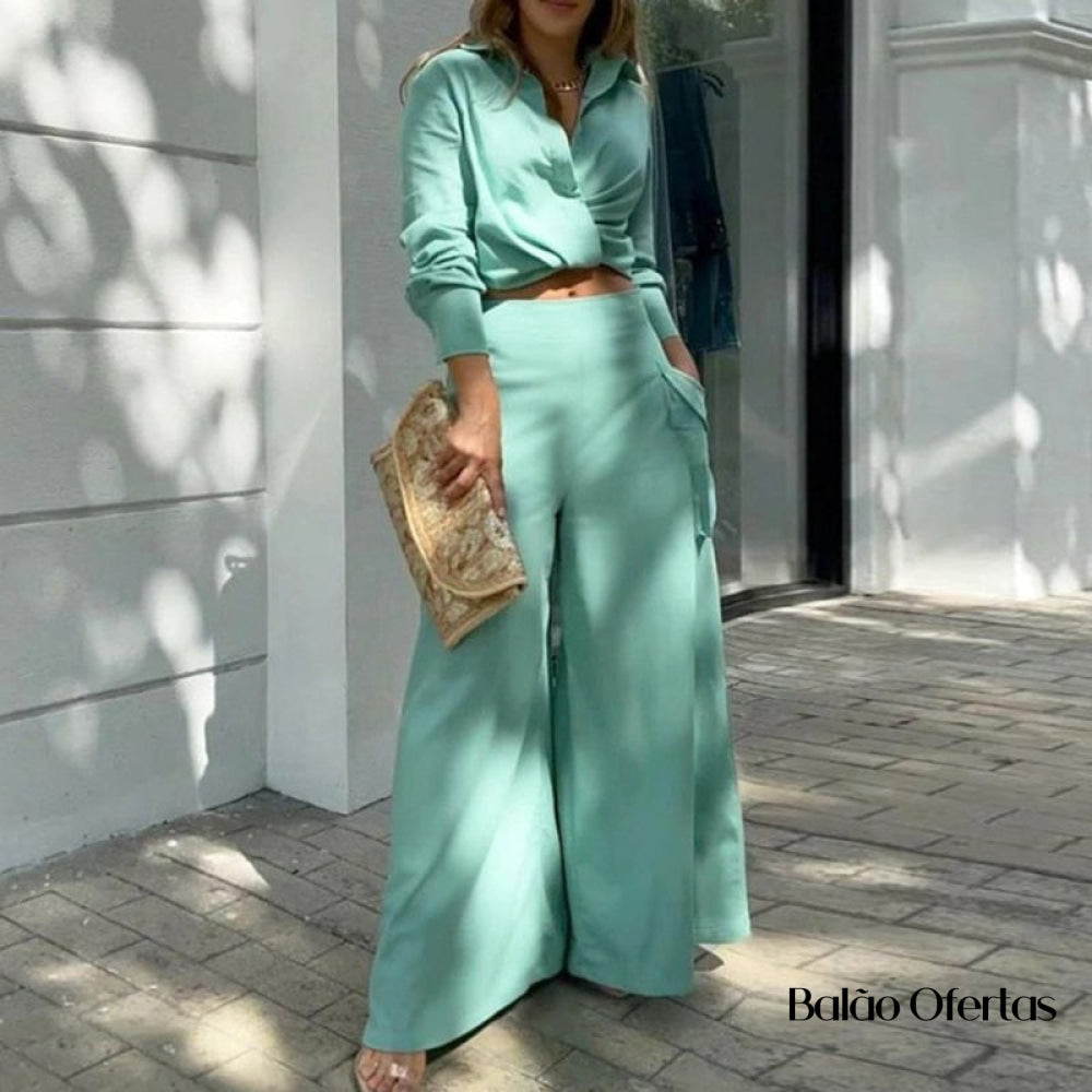 Conjunto Feminino Casual Nina - Lojas Bellaluv