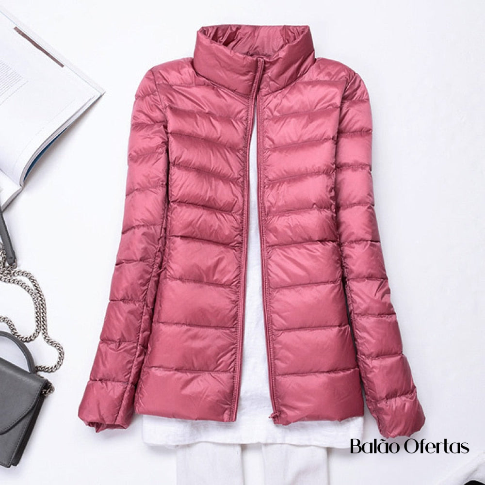 Jaqueta Feminina Charlotte Ultraleve Outono e Inverno