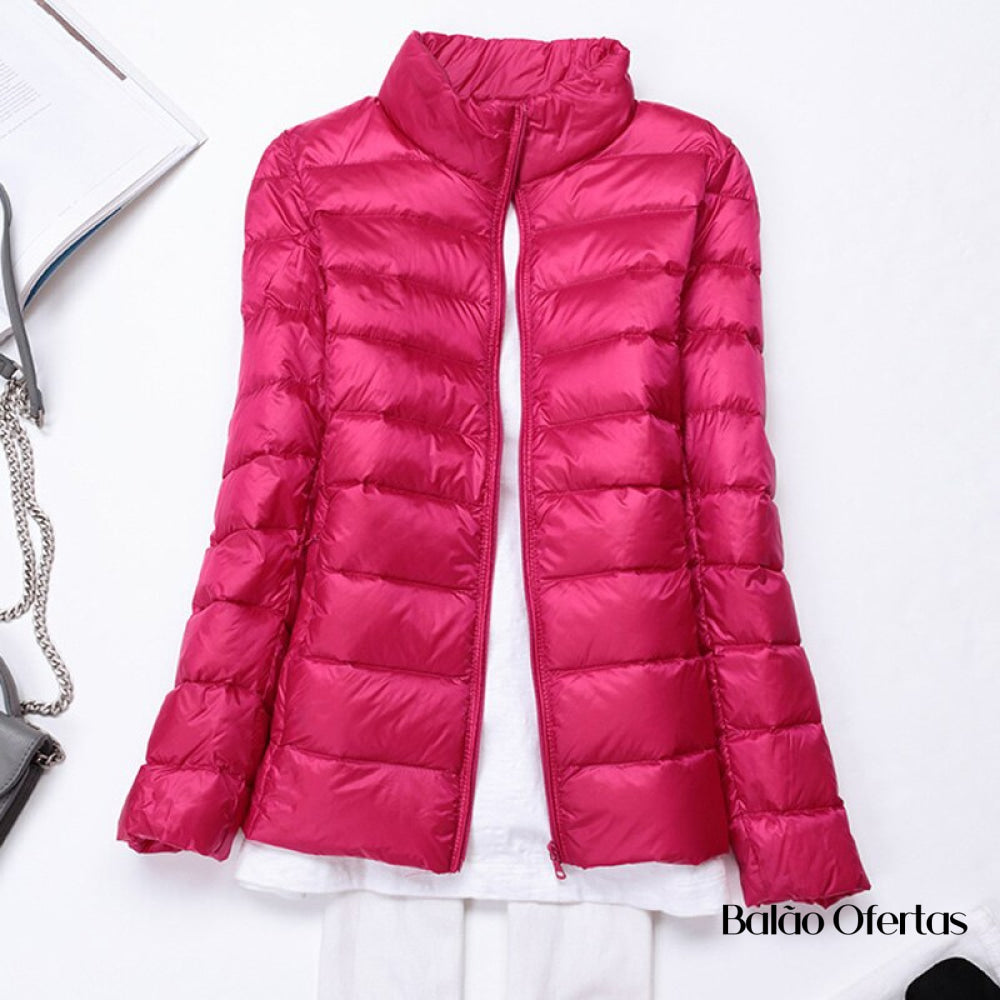 Jaqueta Feminina Charlotte Ultraleve Outono e Inverno