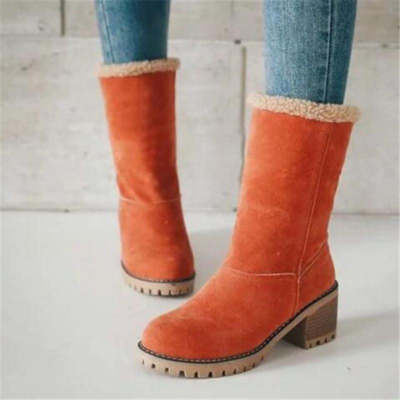 Bota Midsnow Material Premium Forrada em Lã - Bellaluv