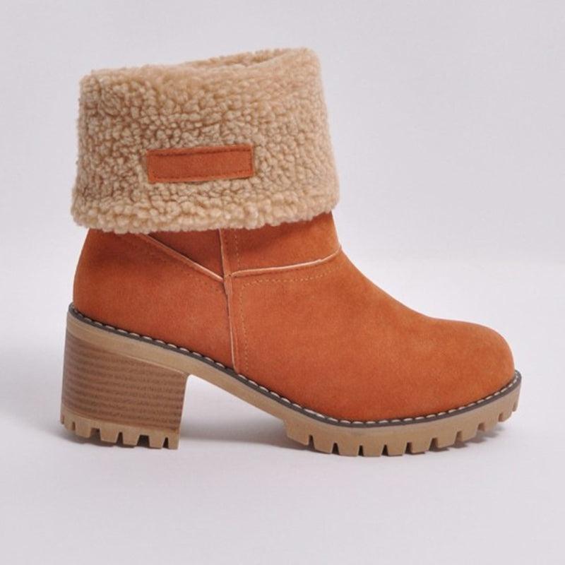 Bota Midsnow Material Premium Forrada em Lã - Bellaluv