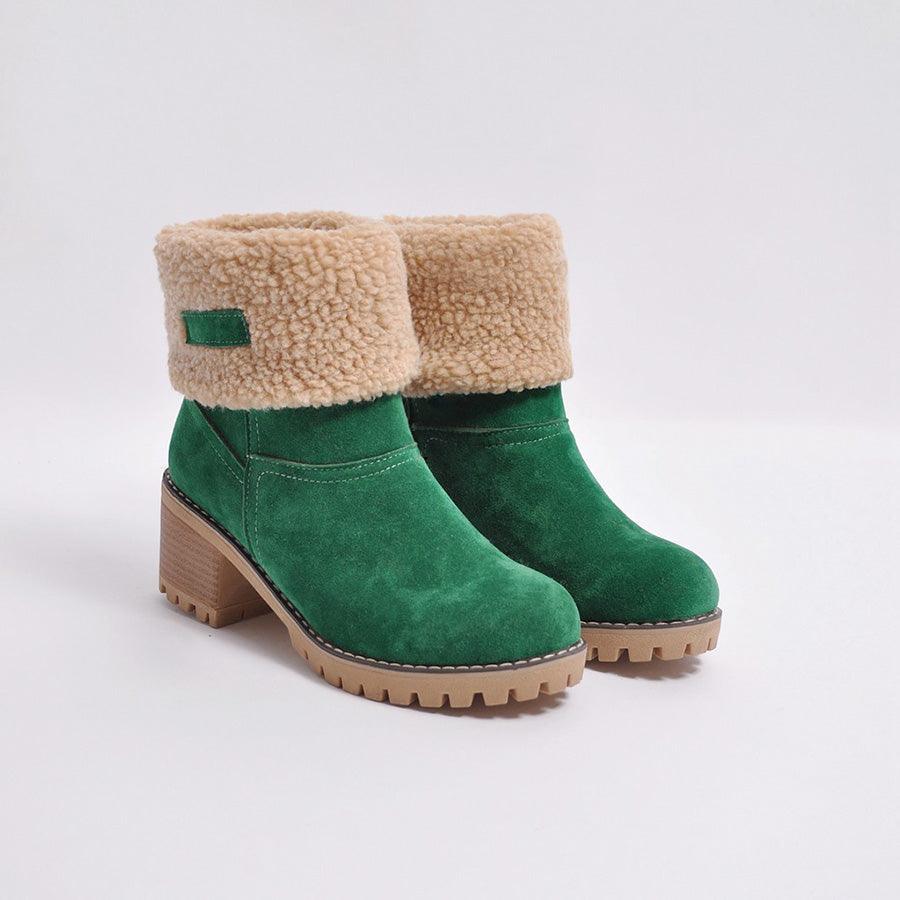 Bota Midsnow Material Premium Forrada em Lã - Bellaluv