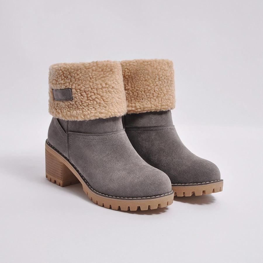 Bota Midsnow Material Premium Forrada em Lã - Bellaluv
