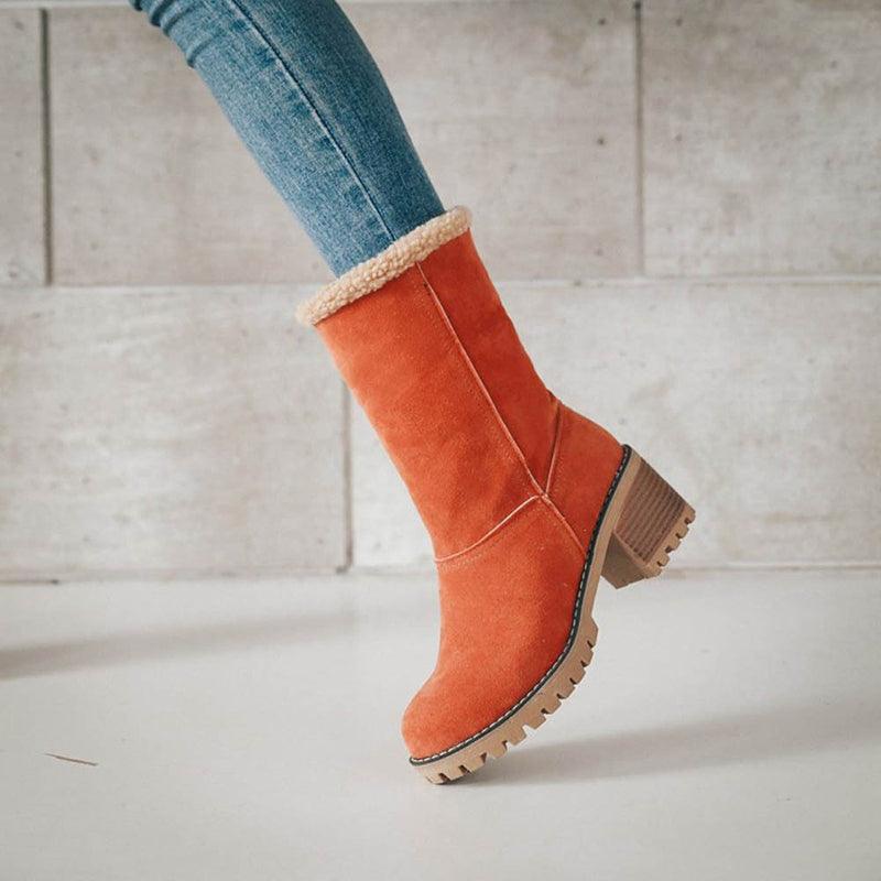 Bota Midsnow Material Premium Forrada em Lã - Bellaluv