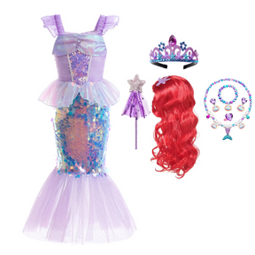 Fantasia Infantil Ariel Brilhante