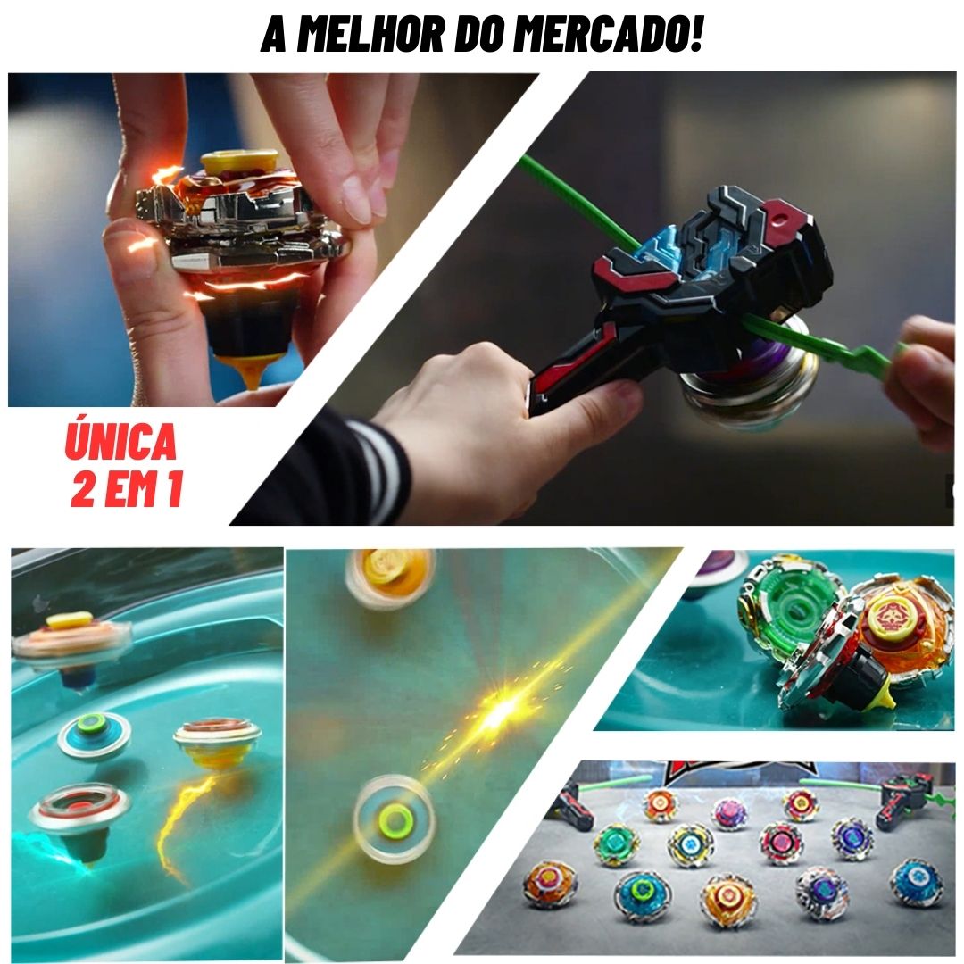 Beyblade Lojas Bellaluv - Série 2 em 1 - Se Torne o Maior Campeão!