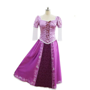 Cosplay Rapunzel Vestido Rosa