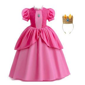 Vestido Princesa Peach - Mario Bros