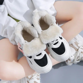 Bota Feminina Para Inverno Estilo Tênis com Forro de Algodão (Promoção de Inverno 2025)