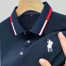 Camisa Masculina Polo Casual Simples Manga Curta - Lojas Bellaluv