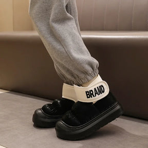 Bota Feminina Para Inverno Impermeável Cano Curto com Forro de Algodão (Promoção de Inverno 2025)