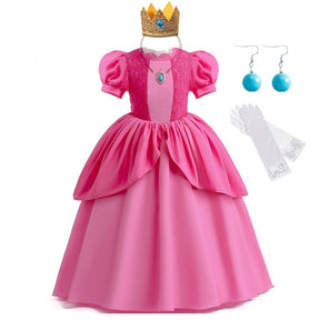 Vestido Princesa Peach - Mario Bros