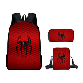 Kit Escolar Homem Aranha: Mochila, Lancheira e Estojo