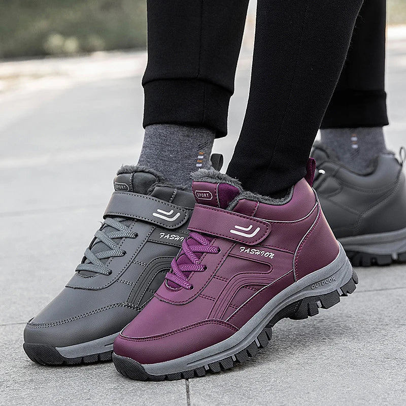 Bota Unissex Para Inverno Impermeável com Forro Peludo (Promoção de Inverno 2025)