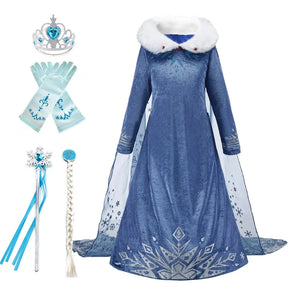 Vestido Princesa Elsa Frozen