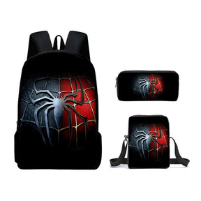 Kit Escolar Homem Aranha: Mochila, Lancheira e Estojo