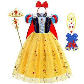 Fantasia Branca de Neve Completo - Pronta Entrega