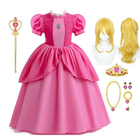 Vestido Princesa Peach - Mario Bros