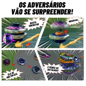 Beyblade Lojas Bellaluv - Série 2 em 1 - Se Torne o Maior Campeão!