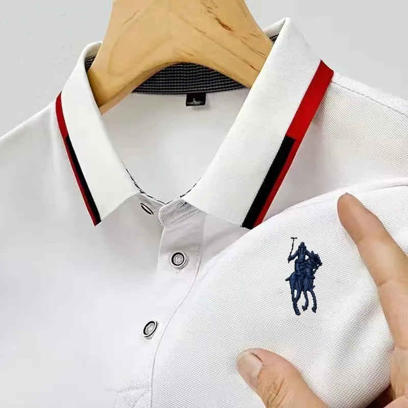 Camisa Masculina Polo Casual Simples Manga Curta - Lojas Bellaluv