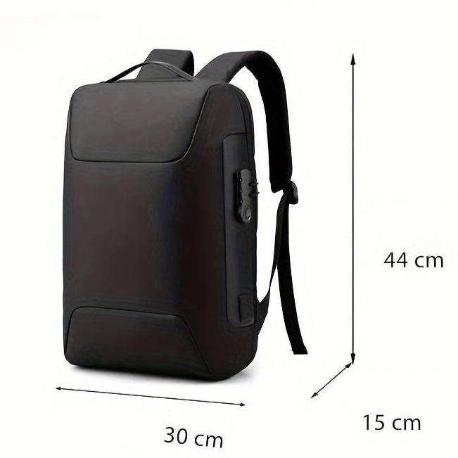 Mochila de Viagem Masculina Anti-furto em Nylon