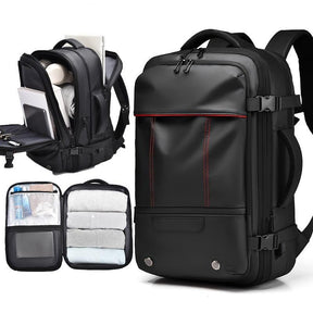 Mochila de Viagem Masculina de Grande Capacidade