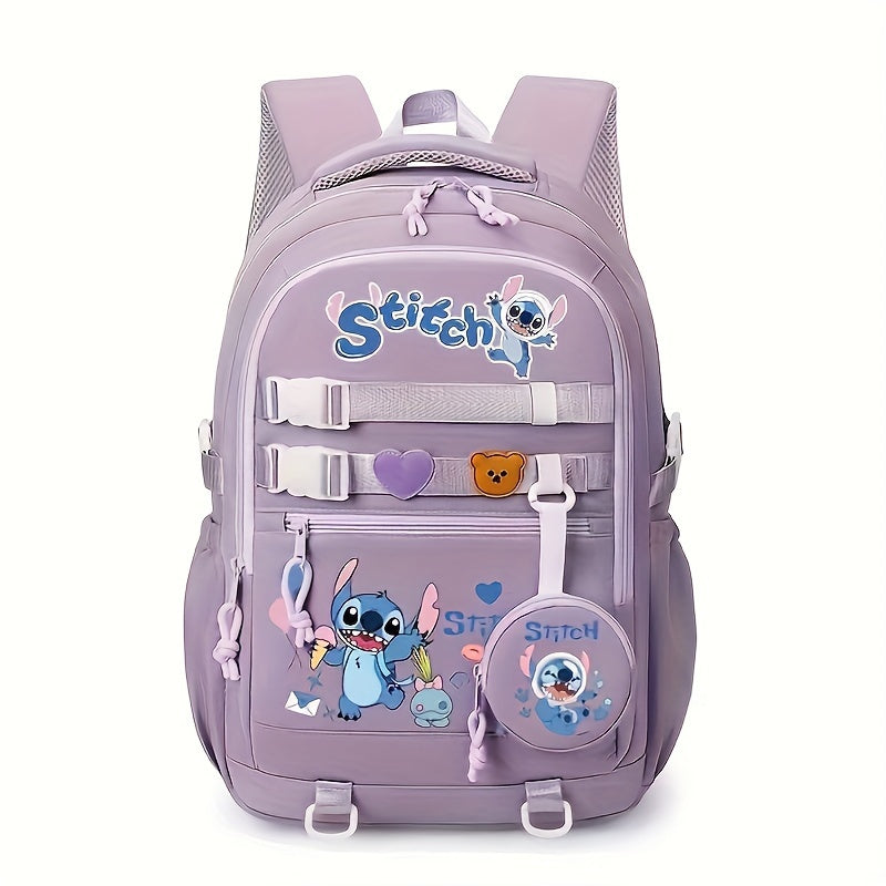 Mochila Escolar Stitch à Prova d'Água