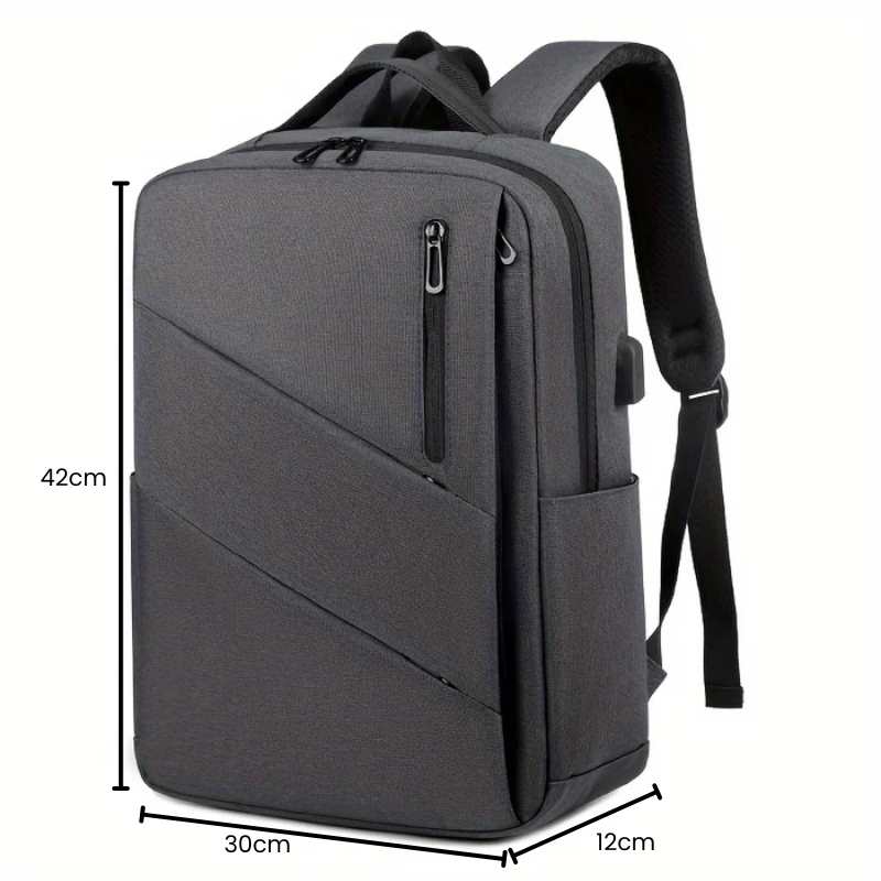 Mochila Executiva para Notebook 15,6'', Impermeável e Porta USB