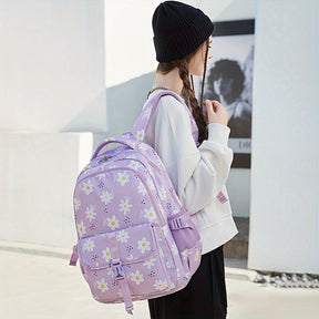 Mochila Feminina Escolar Estampada