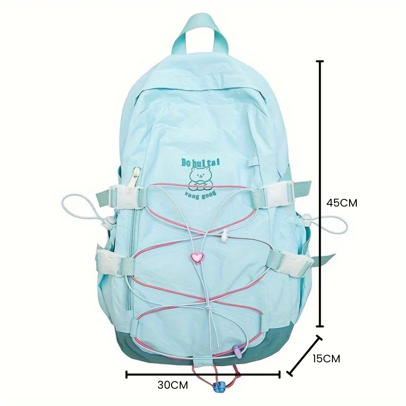 Mochila Feminina Ursinho em Nylon