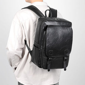 Mochila Masculina de Couro para Laptop