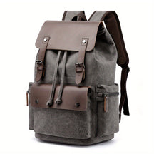 Mochila Masculina Vintage em Couro