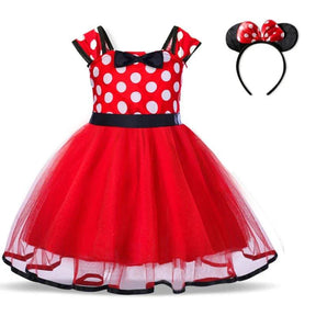 Vestido Minnie - Fantasia Infantil - Disney