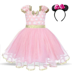 Vestido Minnie - Fantasia Infantil - Disney